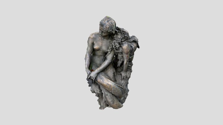 Objekt_Meerjungfrau_Meiningen_210917 3D Model