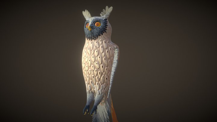 Mythical bird 3D Model