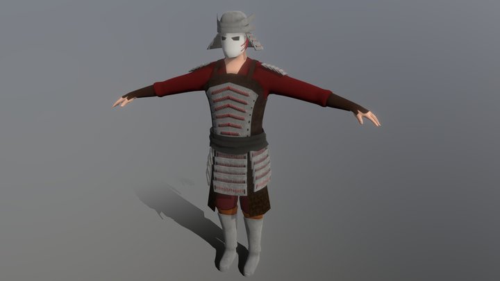 Samurai 3D Model