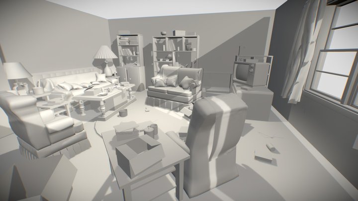 RoomBlockout 3D Model