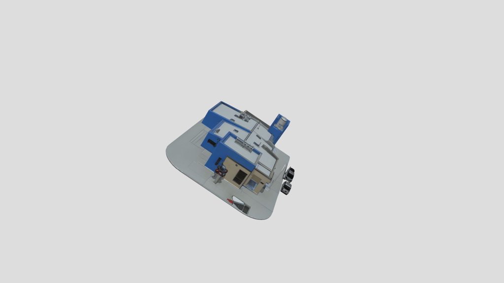 police station 3d model solan