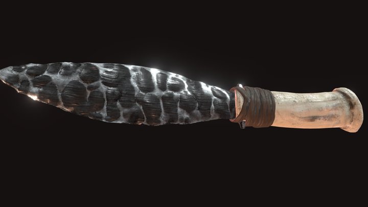 Ancient Knife 3D Model