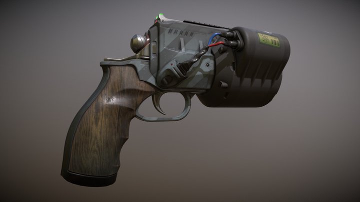 Big Boi Revolver 3D Model