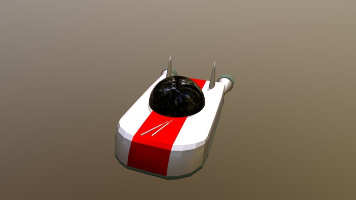 Nave de sushi 3D Model