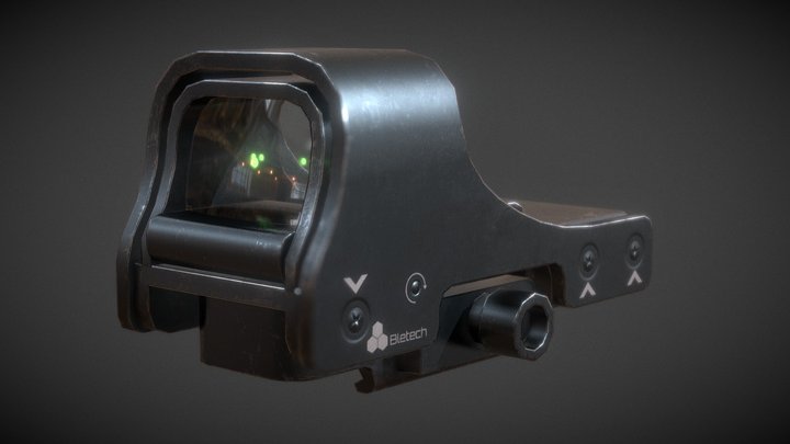 Collimator sight Bletech-F0.2 3D Model