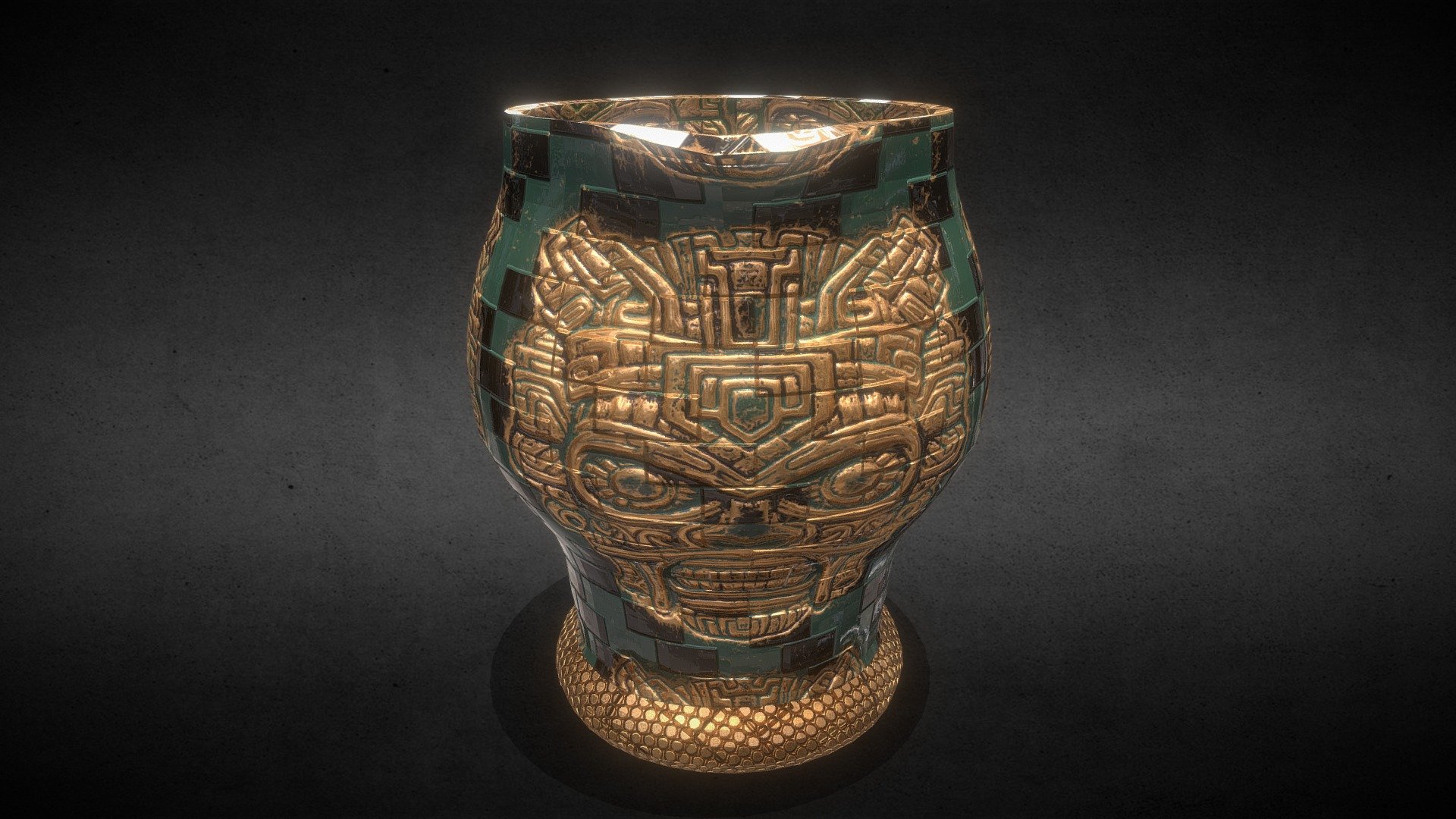aztec jar 16 - Buy Royalty Free 3D model by mikegarciadigitalart ...