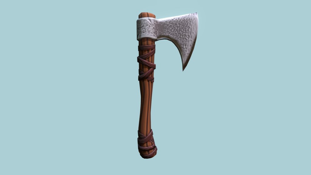 One-handed stylized axe
