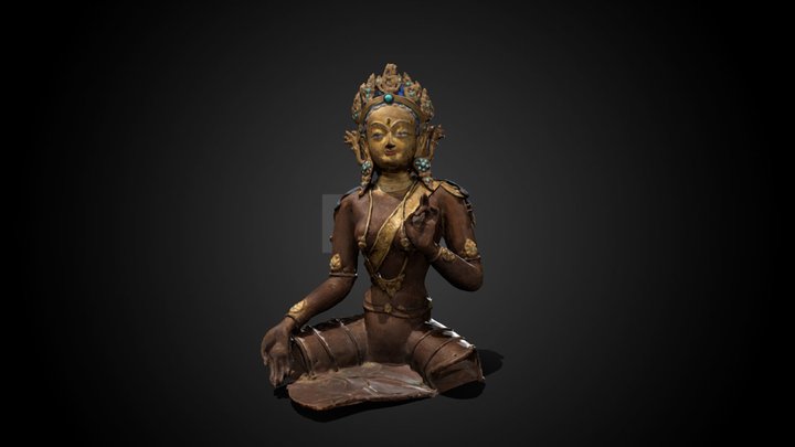 Green Tara, 14th-15th century CE – Kostenloses 3D-Modell STL