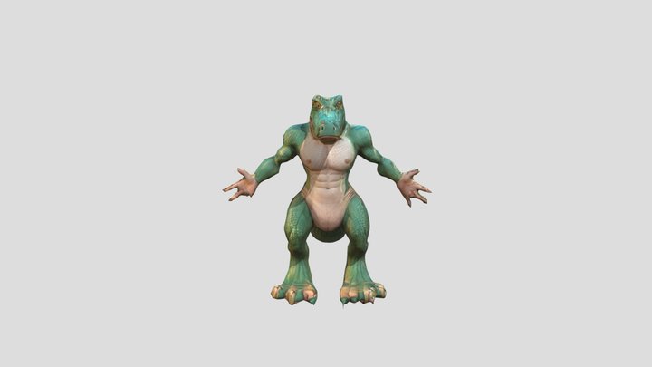 croco 3D Model