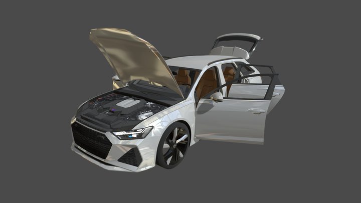 AudiRS6_2020 3D Model