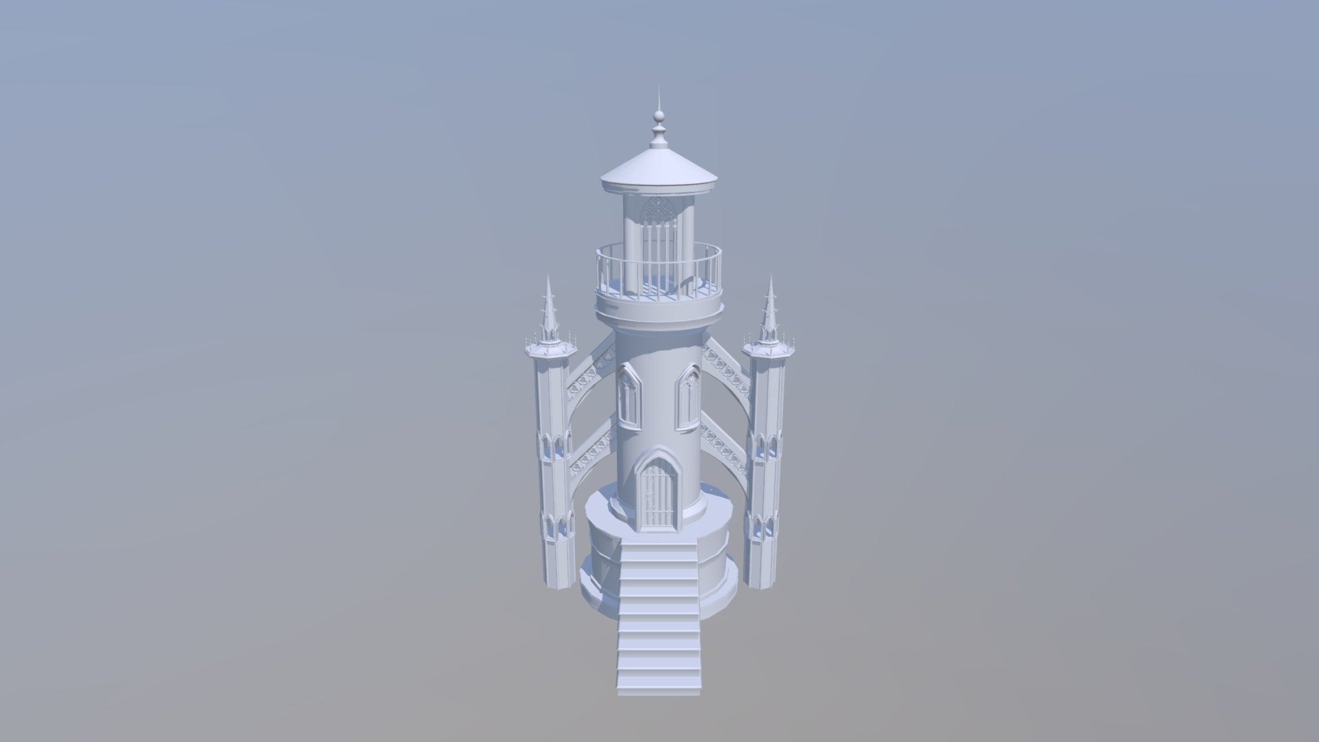 Gothic Lighthouse - Download Free 3D model by Rachel Rietjens ...