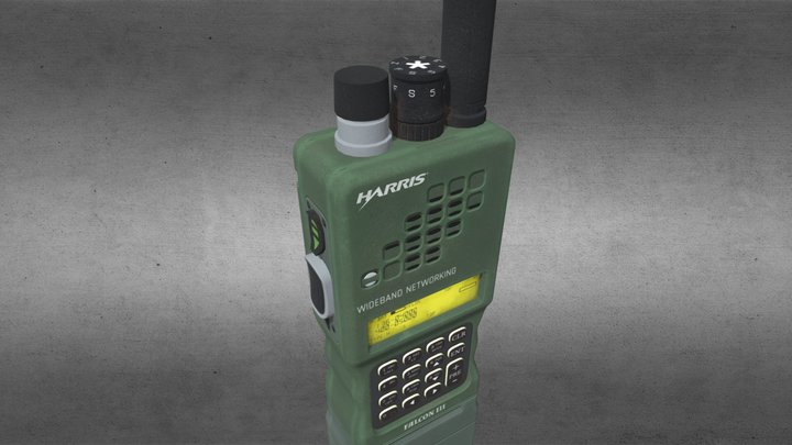 Harris transmitter 3D Model