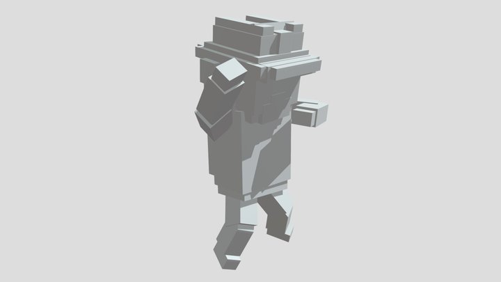 Simple People Idle, walk, dance. 3D Model