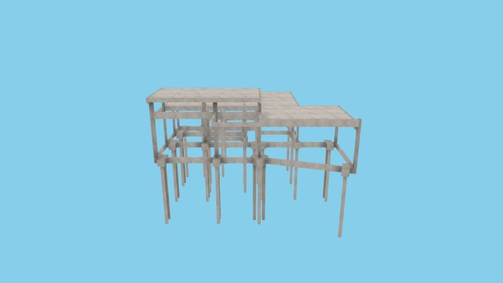 Casa EPJ - Estrutural 3D Model