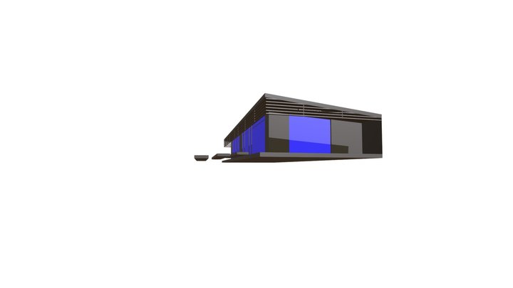 Carr George House Straight Awning 3D Model