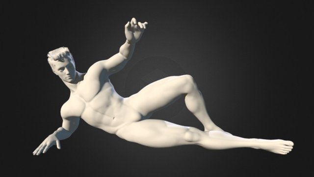 Male Pediment 3D Model
