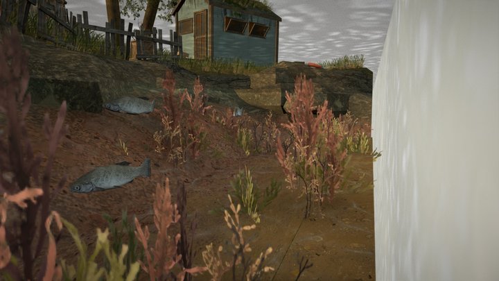 DAE Diorama - Forest Loner 3D Model