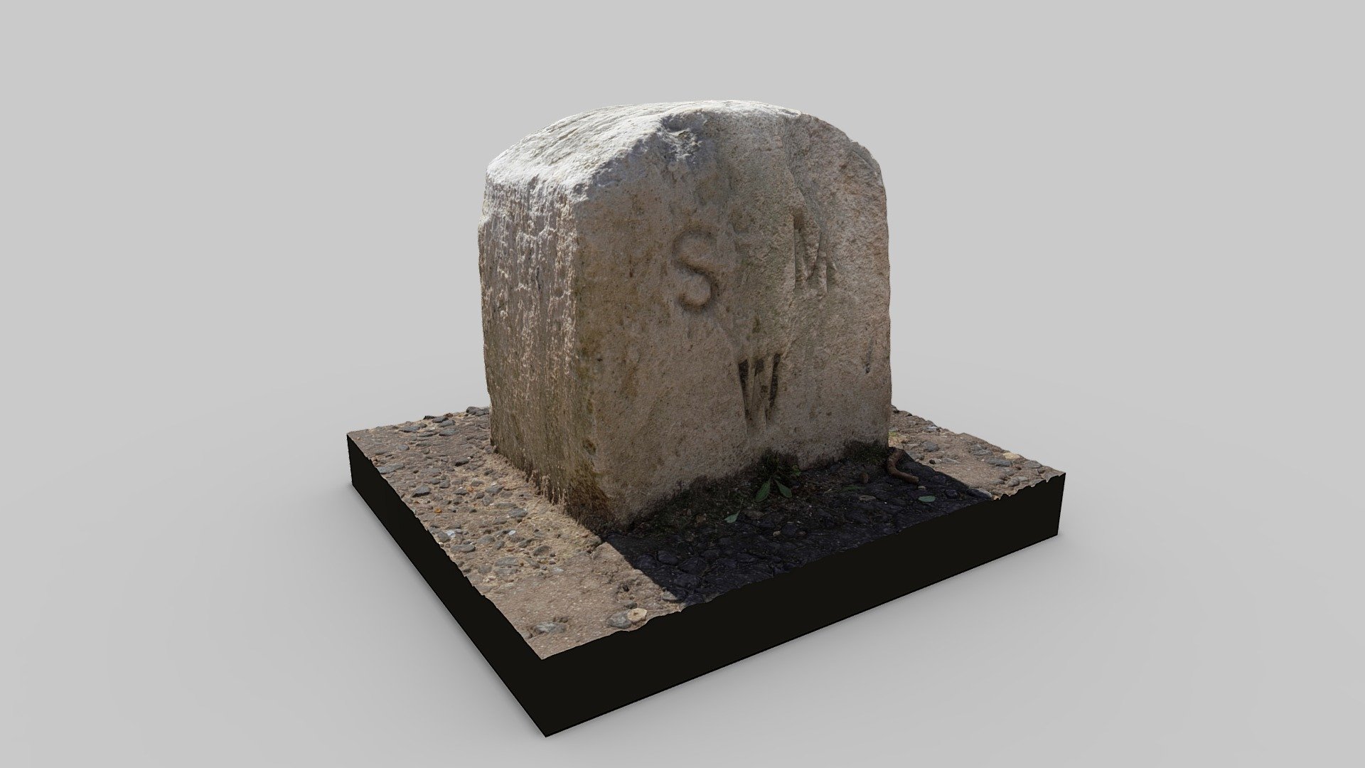Albert Gate Boundary Stone West
