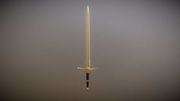 Game ready - Medieval sword 3D Model
