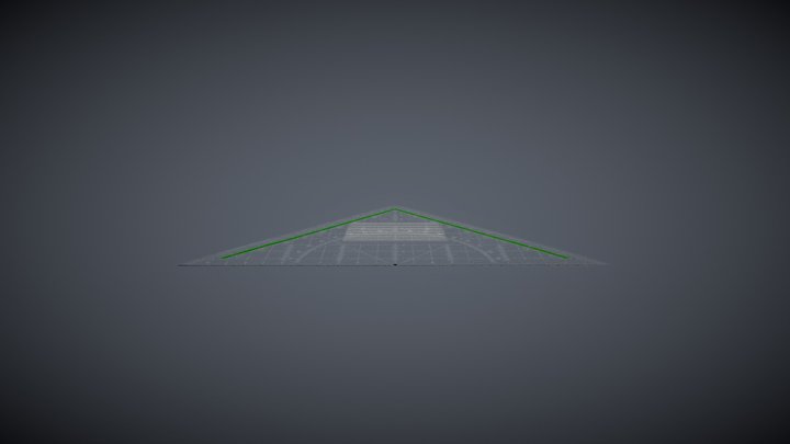 Triangle Ruler 3D Model