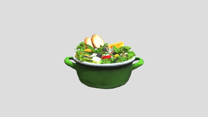 Greek Salad 3D Model