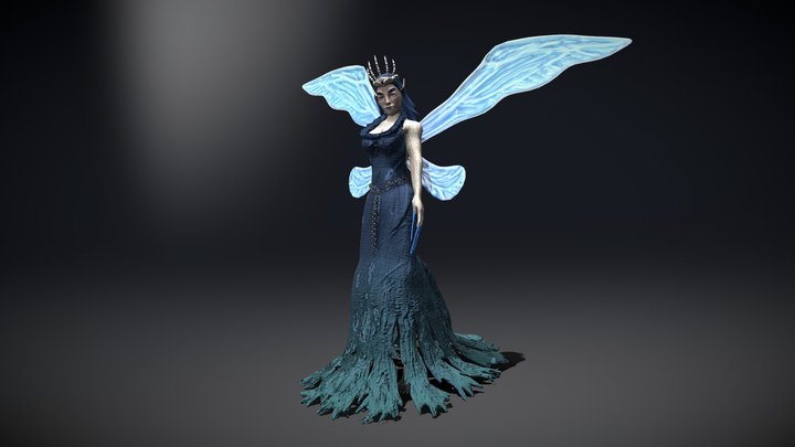 The Fairy Queen 3D Model