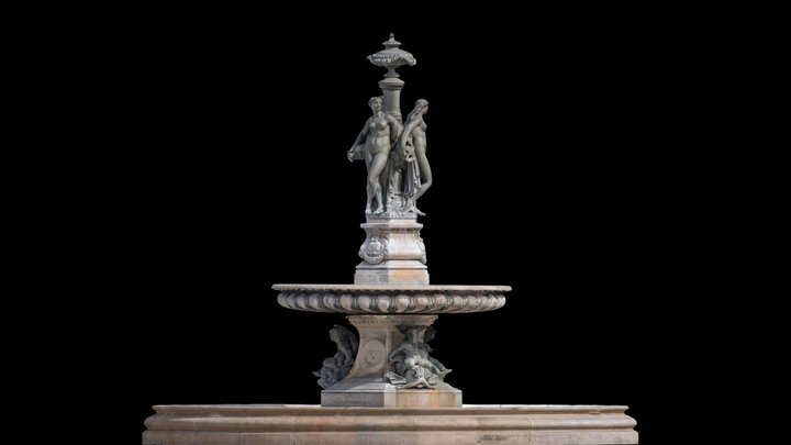 Les Trois Grâces 3D Model