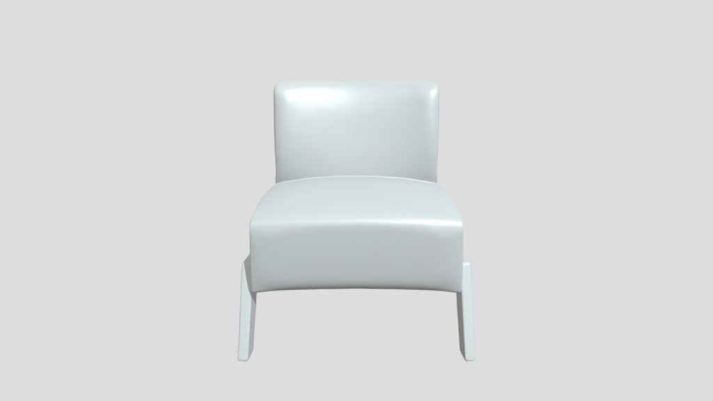 Modern fabric armless accent chair dt muebles