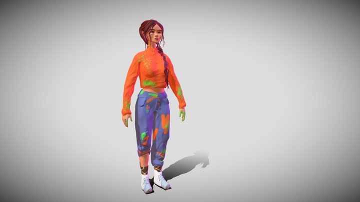 Girl Model 3D Model