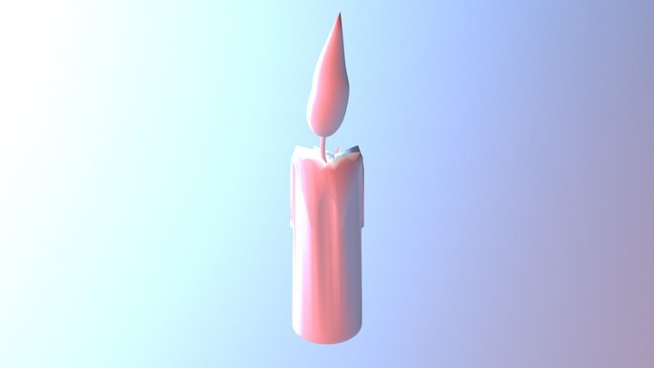 Candle-light-animated1 3D Model