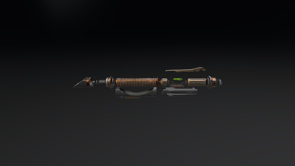 Lightsaber Exploded 3D model by Icradin [d2edfb4] Sketchfab