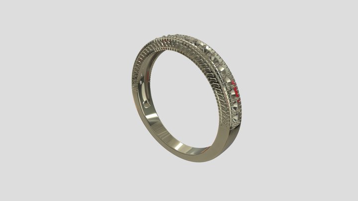 AHR027 goldring wedding engagement luxury – Modèle 3D gratuit STL