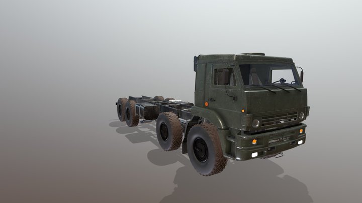 Камаз 6560 Kamaz 6560 by Tsog 3D Model