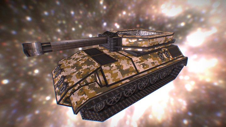 "Hellcat" Tank 3D Model