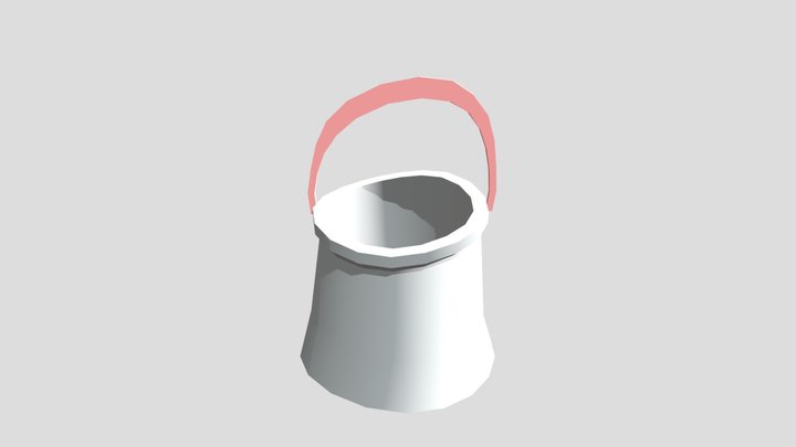 Hello Neigbor Bucket 3D Model