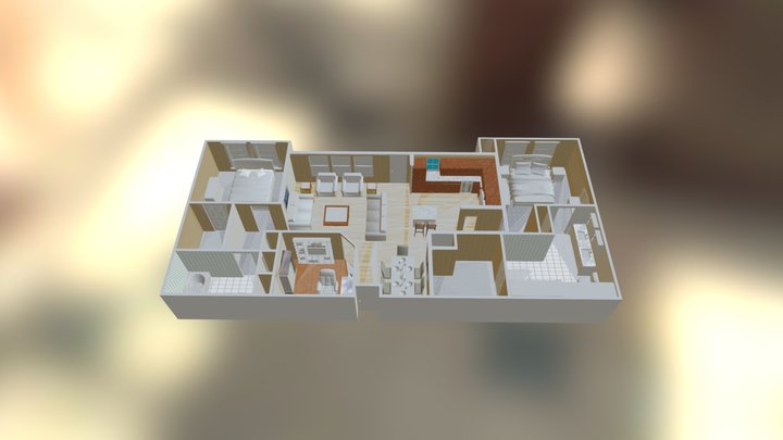 Sample Apartment 01 3D Model