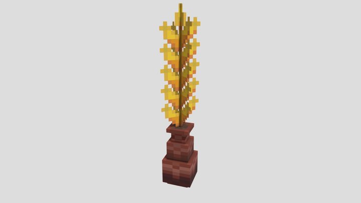 Pot wheat 3D Model