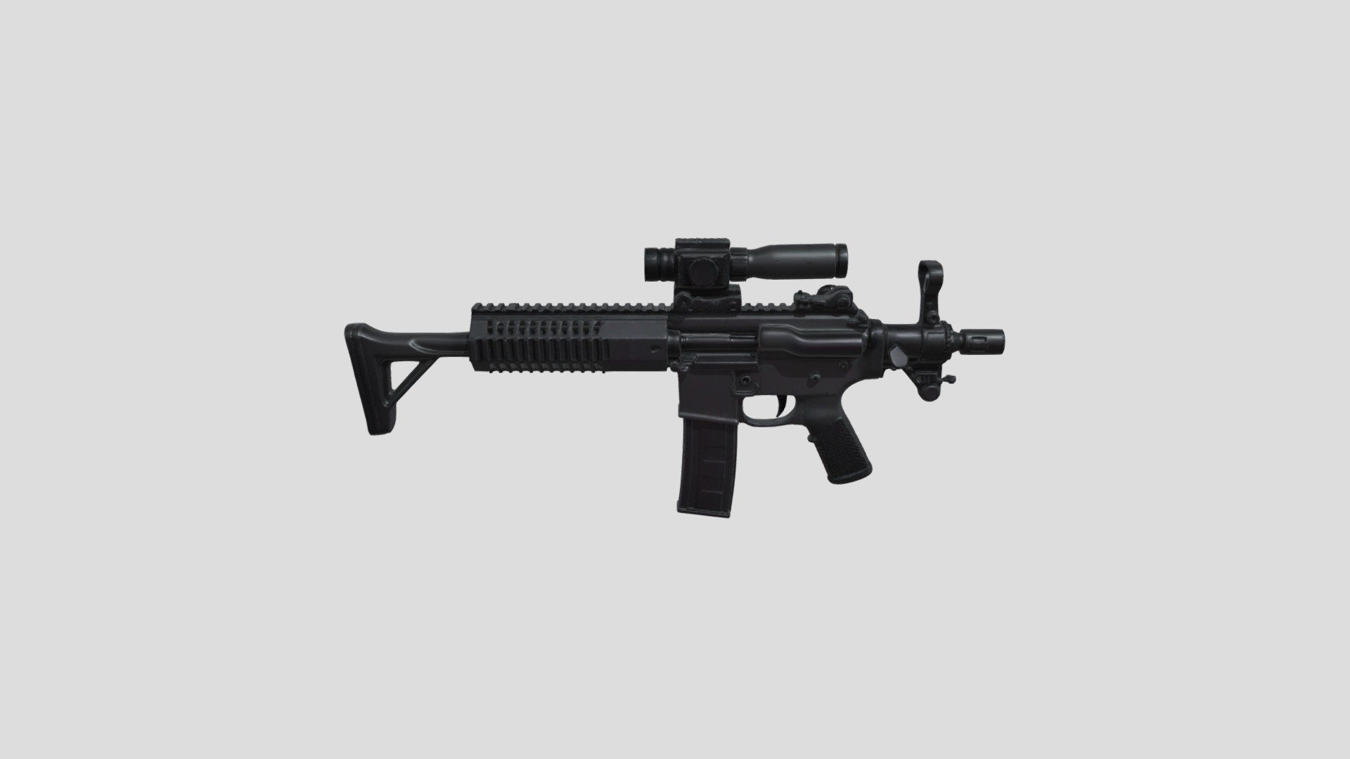 Highly detailed 3D model of a Assult Rifle - 3D model by TRY-andrei ...