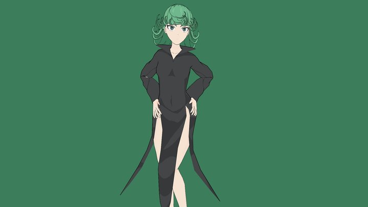 Tatsumaki - One Punch Man 3D Model
