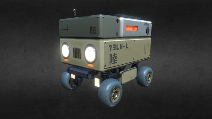 Box Jeep 3D Model