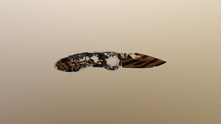 Traction Knife | Tiger Claw 3D Model
