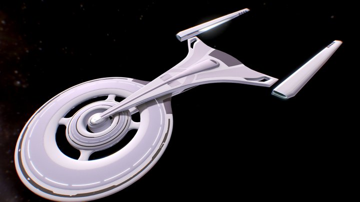 U.S.S. Discovery, Hypothetical season 4 version. 3D Model