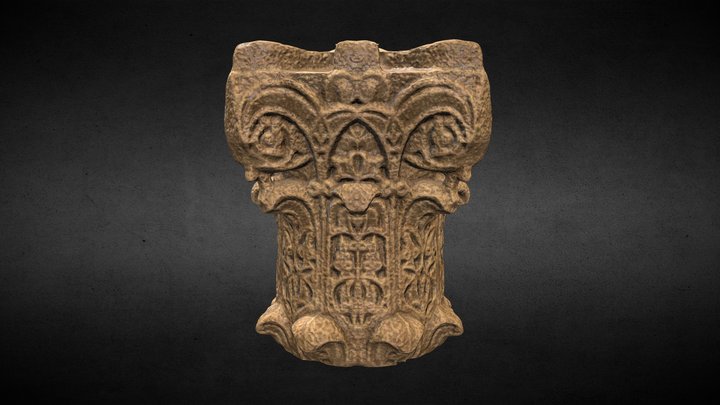 Capitel Aljaferia de Zaragoza 3D Model