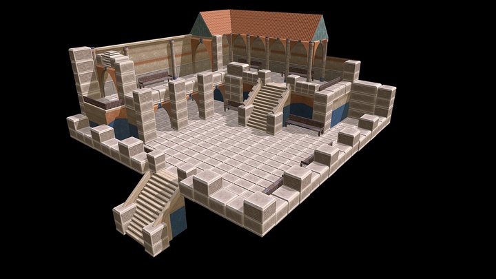 Modular House 3D Model