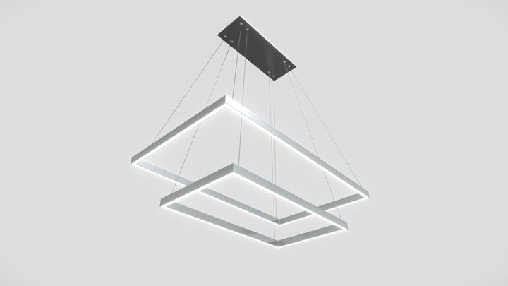 Atria Duo VMC31710AL 29″ LED Chandelier 3D Model
