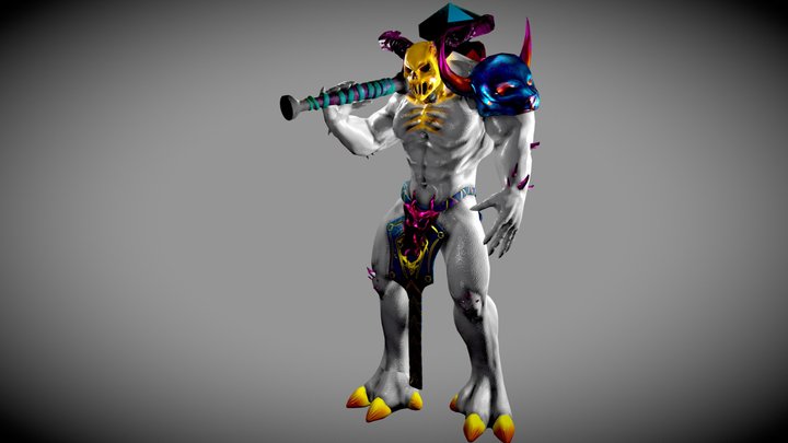 Krezto - Demon Commander 3D Model