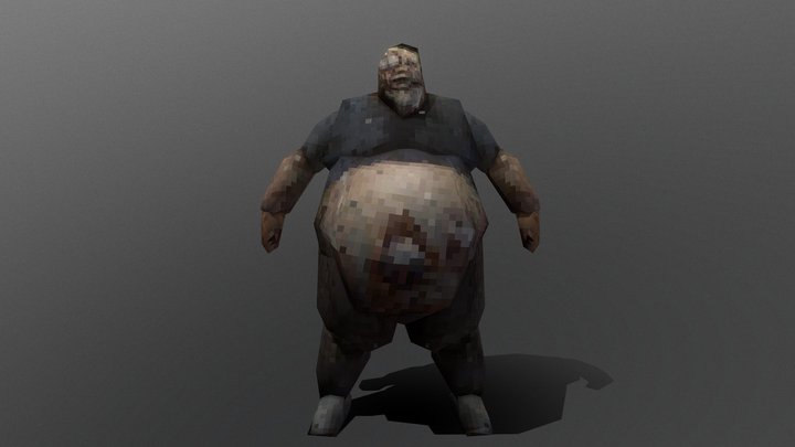 1998-ish style Boomer from L4D2 3D Model