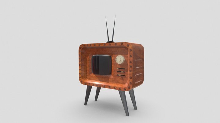 First model in life_TV 3D Model