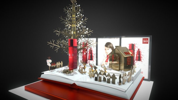 SKII Christmas Tree 3D Model