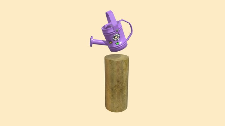 Watering Can 3D Model